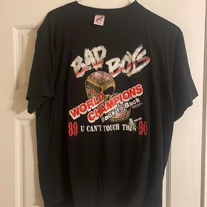 Detroit Pistons Bad Boys Retro Shirt XL